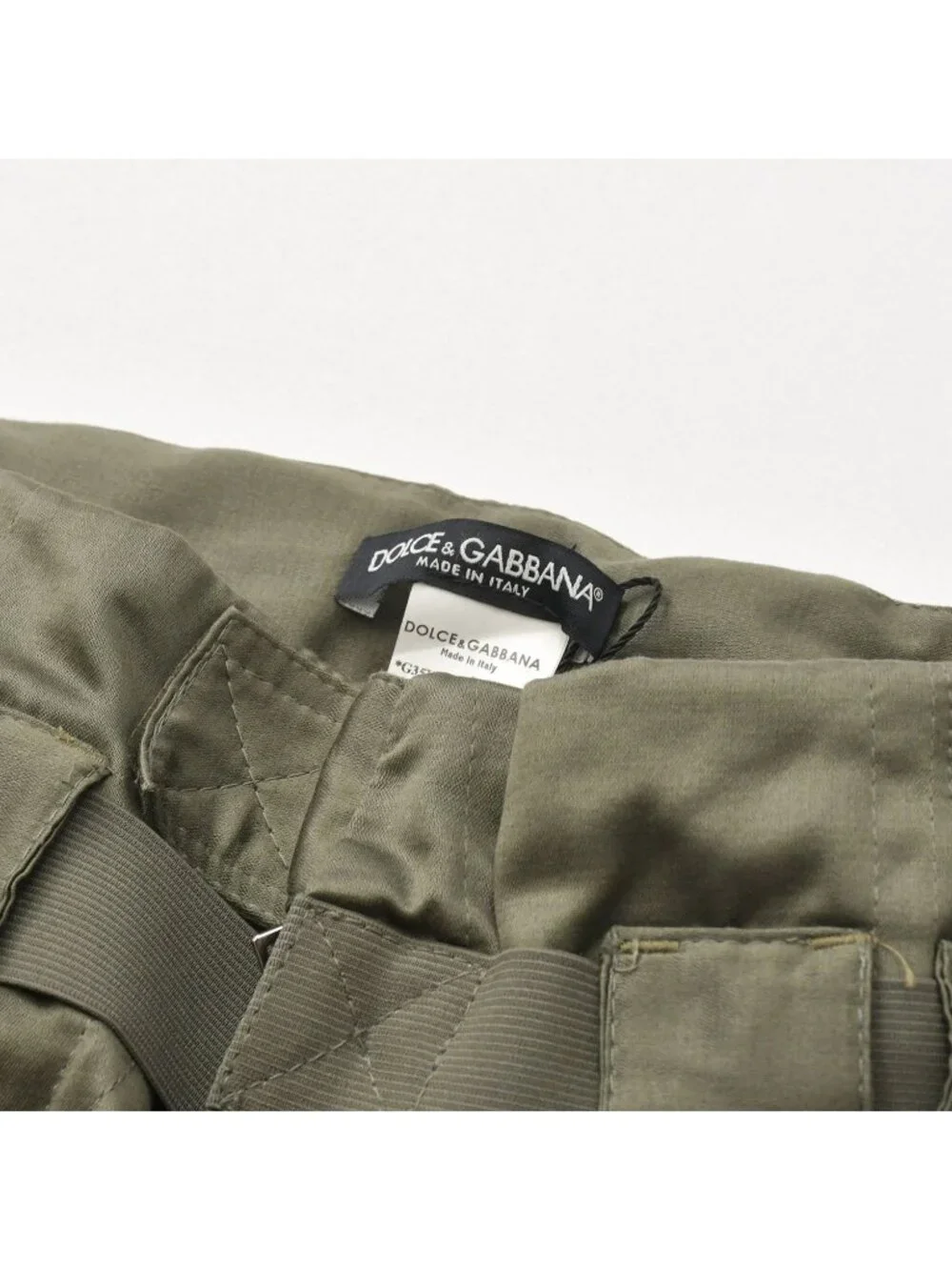 Dolce & Gabbana Wire Cargo Shorts Khaki 48
